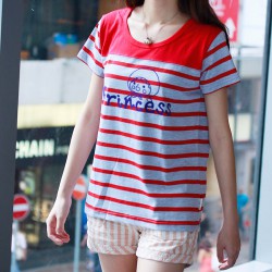 "Princess" Red Strip Tee Shirt
