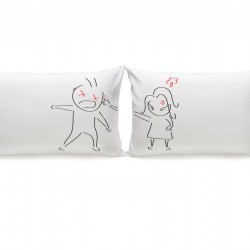 "Angry" Set/2 Pillow Case