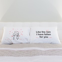 "Like the rain" 情侶枕頭套