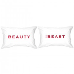 "Beauty & The Beast" Set/2 Pillow Case